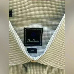 David Donahue DD Mens Dress Shirt Size 16.5.. 32/33